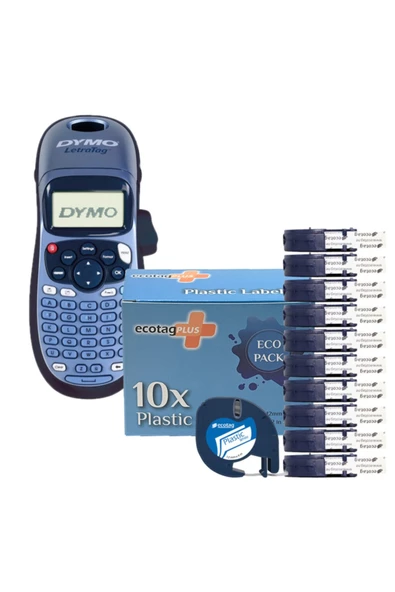 ECOTAG Etiket Yazıcı Ve Serit Etiket Plastik 10 lu ürün görseli