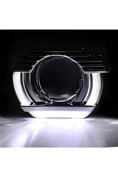 Bi Xenon (far merceği) Far İçi Uzun Kısa Etkili 2.5 İnç Universal Mercek - 3