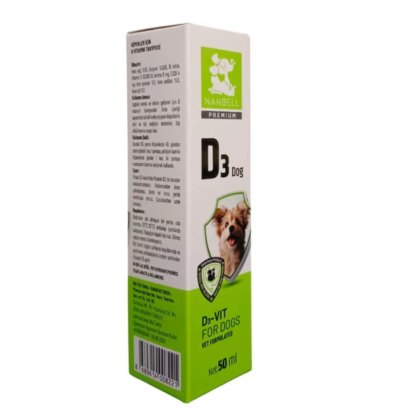 Nanbell D3 Köpek Vitamini 50Ml - 3