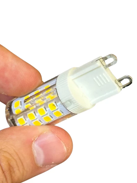 Heka 5W (35W) 3000K (Gün Işığı) G9 Duylu Dim Edilebilir Led Kapsül Ampul (2 Adet) - 5