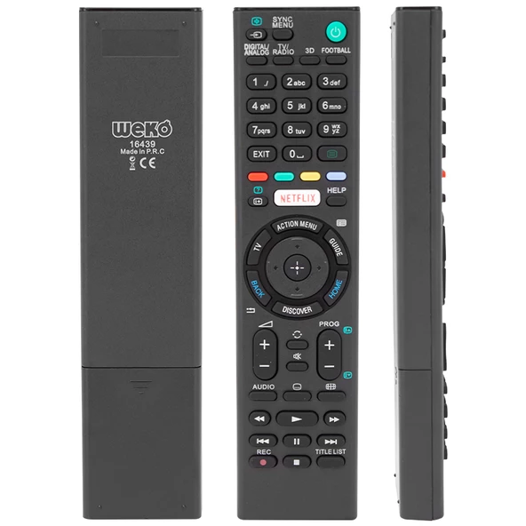 HUAYU KL SONY KL RM-L1275 NETFLIX TUŞLU LCD LED TV KUMANDA (40175=16439)