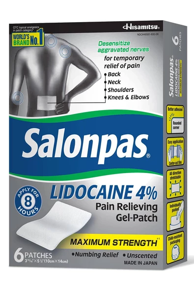 Salonpas Kokusuz Yakı 6 Adet