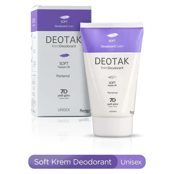 Deotak Krem Deodorant Unisex 35ML Soft (Hassas Cilt) - 2