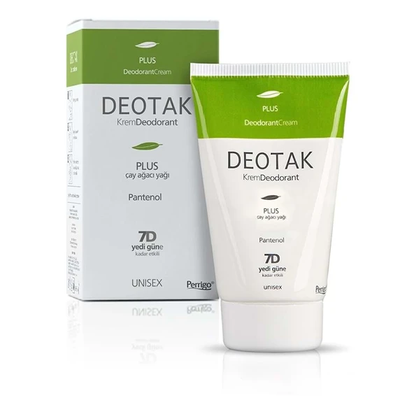 Deotak Krem Deodorant Unisex 35ML Plus (Çay Ağaçı Yağı)