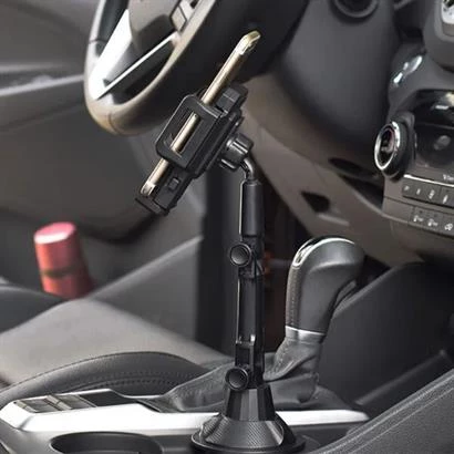 Telefon Tutucu Teleskopik Araç Bardak Yerine Giren 360 derece Dönen Tutucu - 5