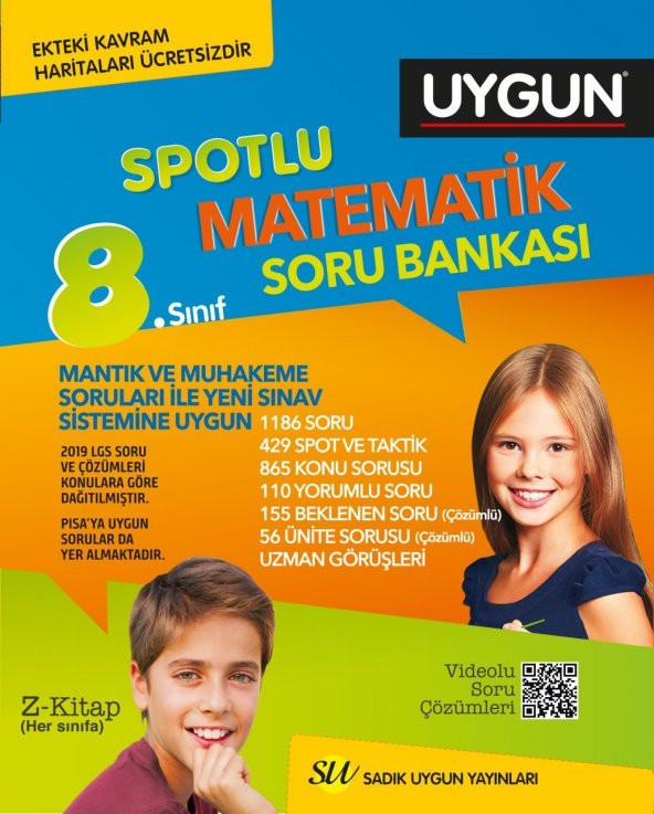 8.Sınıf Matematik Spotlu Soru Bankası Sadık Uygun Yayınları