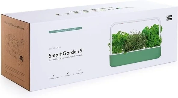 Click & Grow Kapalı Alan Bitki Bahçesi Seti Büyüme Işığı İle - Açık Yeşil - 3