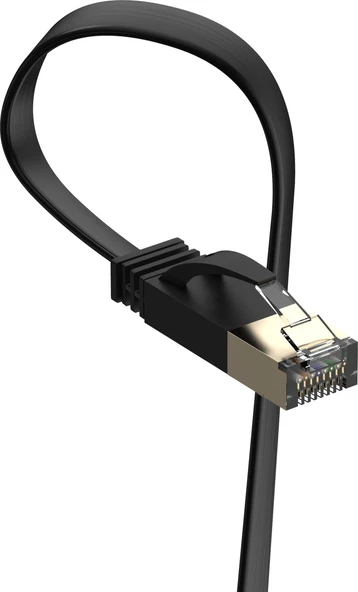 HP DHC-CAT7-FLAT U/FTP Ethernet Kablo, 10GBPS 3 Metre - 2