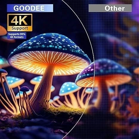 Goodee Uzaktan Odaklama özellikli  4K Projektör, WiFi ve Bluetooth 1080P - 2