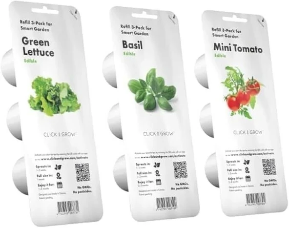 Click & Grow Kapalı Alan Bitki Bahçesi Seti Büyüme Işığı İle - Gri - 3