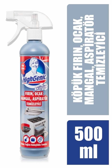 Highgenic Köpük Fırın Ocak Mangal Aspiratör Temizleyici 500ML