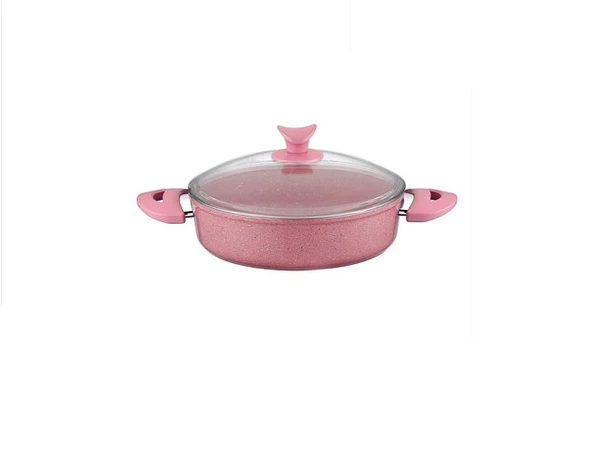 Oms OMS 3310-24 Collection Granit Tencere 24 cm X 7,5 cm - 2
