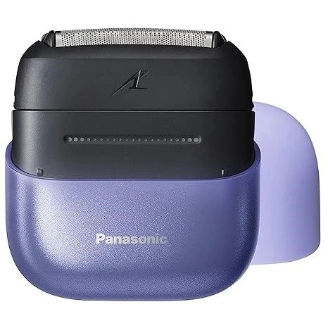 Panasonic Swipe Right 3 Bıçak Unisex Şarjlı Tıraş Makinesi Kuru/Islak Es-Cm3a-W -Mor