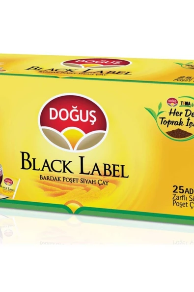 Black Label Süzen Poşet Çay 25x2 gr