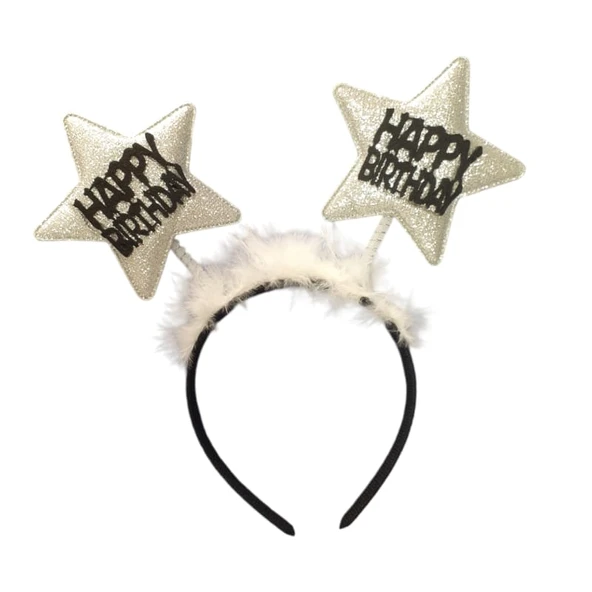 Happy Birthday Yıldız Taç Gümüş ürün görseli