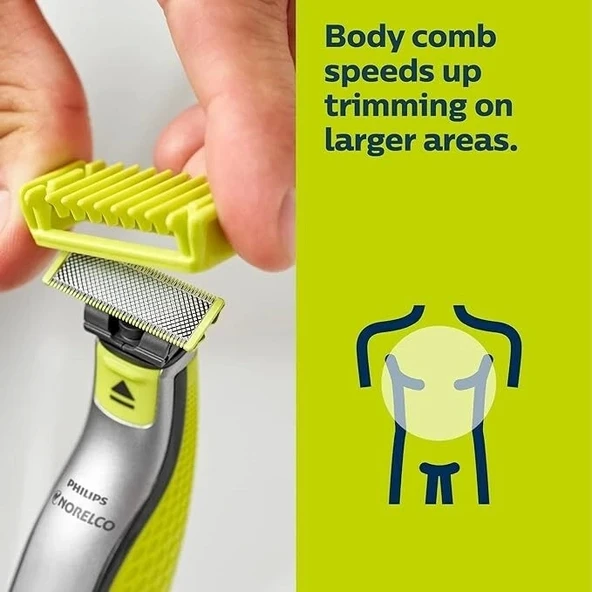 Philips Norelco Oneblade Yüz Ve Vücut İçin Qp2630/70 - 3