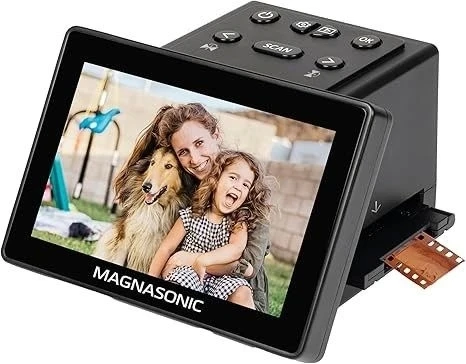 Magnasonic 25MP Film Tarayıcısı, Büyük Ekran 5 Inc