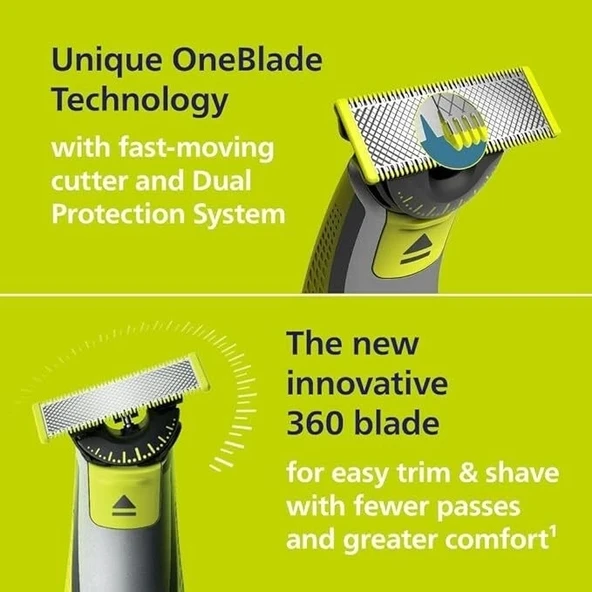 Philips Norelco OneBlade Yüz Ve Vücut İçin QP2834/70 - 2