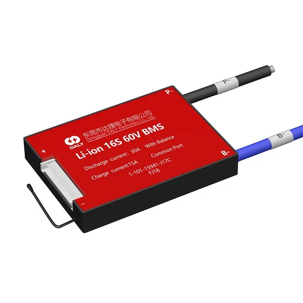 Ayt Daly Bms 16S 60 Volt Deşarj Pil Koruma Levhası 30A 15A Balanslı ürün görseli