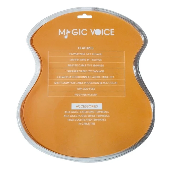 Magicvoice 4 GA Anfi Kablo Seti Oto Teyp Ses Sistemi Amfi Kabloları - 5
