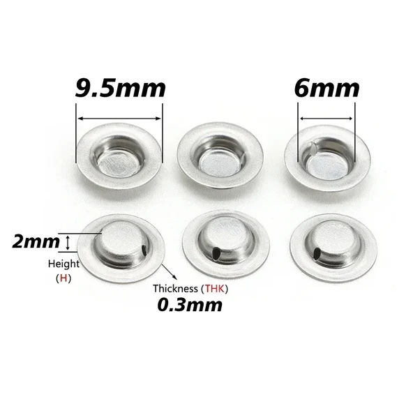 Powermaster Lityum Pil Kutup Ucu Başlığı 18650 Pil 9.5X6.0X2.0X0.3MM Pozitif - 2