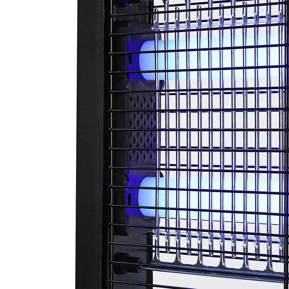 Asonic Siyah 6 Watt + 2000 Volt İki Ledli Sinek Öldürücü AS-A29 Mor Işık Sivri Sinek Cız - 3