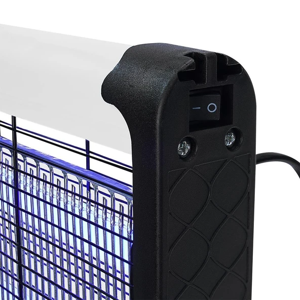 Asonic Siyah 6 Watt + 2000 Volt İki Ledli Sinek Öldürücü AS-A29 Mor Işık Sivri Sinek Cız - 7