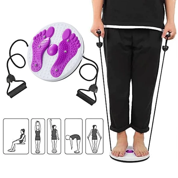 Ayt Sunup Twister Diski Sayıflama Bel İnceltme Vücut Şekillendirici Egzersiz Spor Aleti - 6