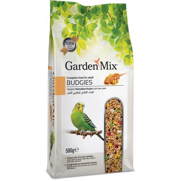 Garden Mix Platin Ballı Muhabbet Kuş Yemi 500g