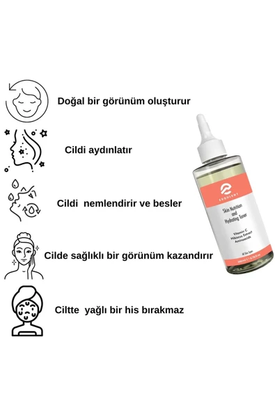 Skin Nutrition and Hydrating Toner / Besleyici, Canlandırıcı ve Nemlendirici Tonik 200 ml - 3