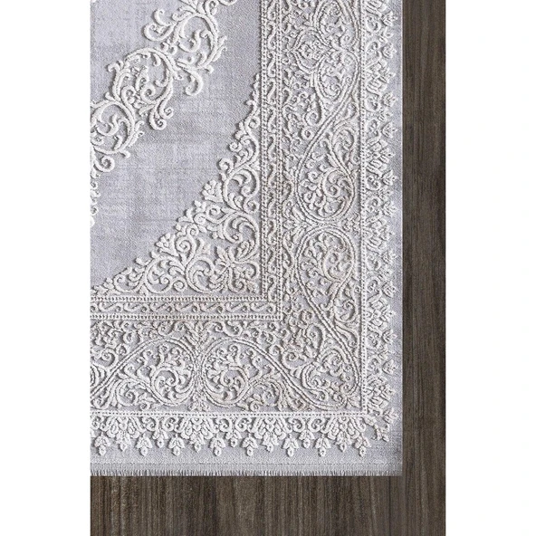 ARTEMİS DİOR 05860B VİZON GRİ HALI 160X230 - 2