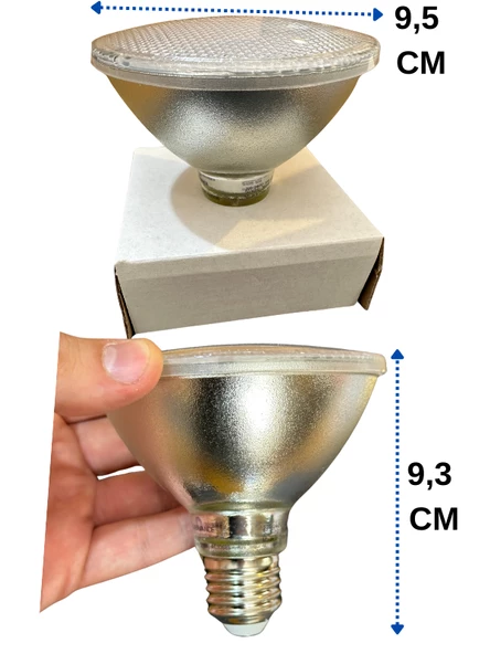 Osram Ledvance 10W (75W) 2700K (Sarı Işık) Par30 E27 Duylu Dim Edilebilir Led Spot (8 Adet) - 3