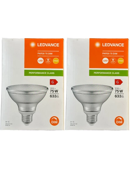 Osram Ledvance 10W (75W) 2700K (Sarı Işık) Par30 E27 Duylu Dim Edilebilir Led Spot (2 Adet)