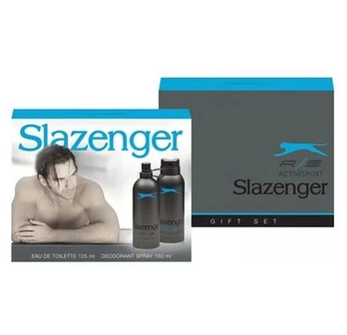 Slazenger Parfüm Edt 125ml + 150ml Erkek Deodorant Kofre Set Mavi - 1