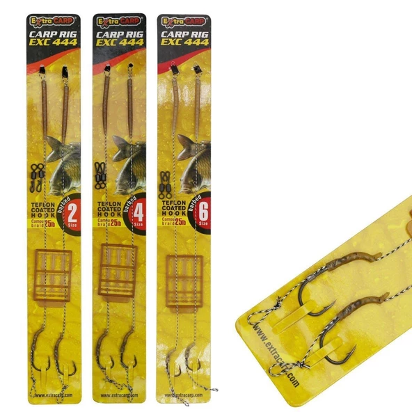 Exc 444 Sazan Boili Takımı Teflon İğneli 25lb ürün görseli 1