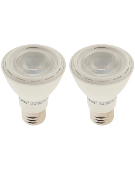 Şavk 7W 3000K (Sarı Işık) Par20 E27 Duylu Led Spot Ampul (2 Adet)
