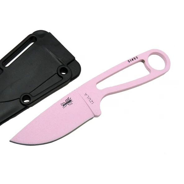 İzula Esee 51455PNK Pembe Kamp Bıçağı 16 cm - Komple Metal, Plastik Kılıflı