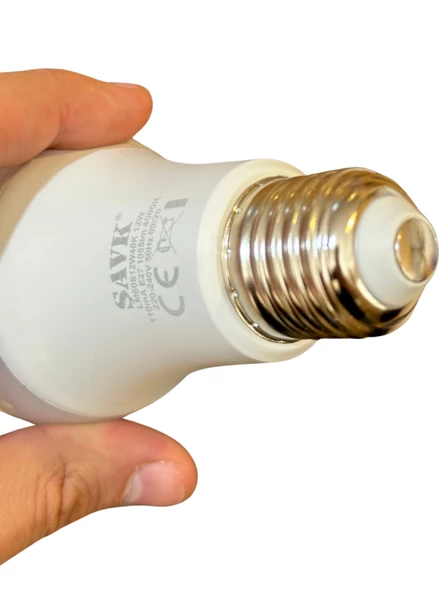 Şavk 12W 4000K (Günışığı) E27 Duylu Led Ampul (10 Adet) - Resim 5