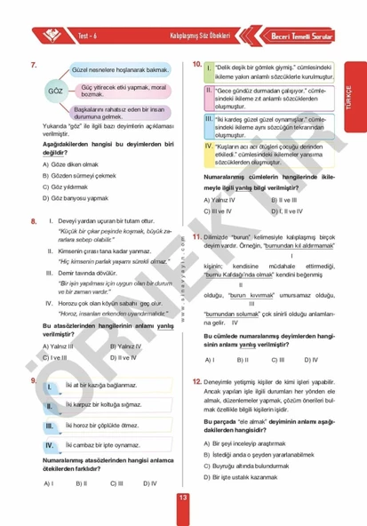 8. Sınıf LGS Tüm Dersler Soru Bankası Sınav Kalitesinde - Sınav Yayınları - 5