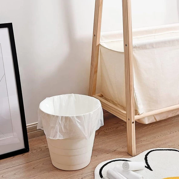 Arma Kimpack Beyaz Mini Boy 40 x 50 Cm. - 20 Litre Çöp Torbası Poşeti - 40 Adetlik 10 Rulo - 3