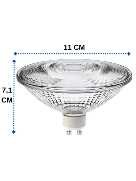 Sylvania 13W (140W) 3000K (Sarı Işık) GU10 Duylu Dim Edilebilir Led Spot Ampul (10 Adet) - 3