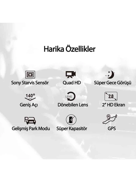 Viofo A119 V3 Gps'li Akıllı Araç Kamerası - 6