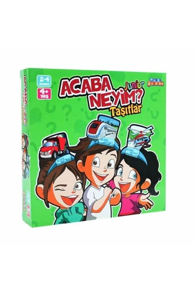 Samatlı Oyuncak Acaba Neyim? Junior Taşıtlar Kutu Oyunu 72605 - 2