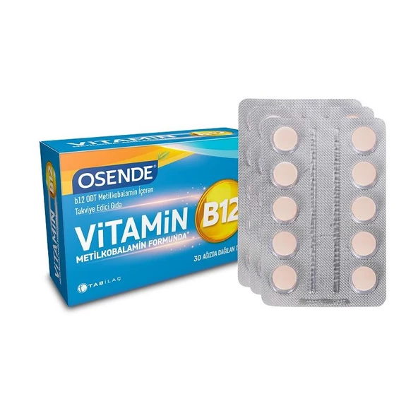 Osende Metilkobalamin B12 30 Tablet