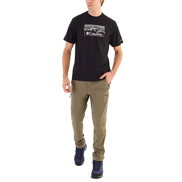 Columbia CSC Linear Range Erkek Kisa Kollu T-Shirt CS0344 - 5