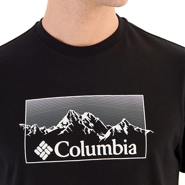 Columbia CSC Linear Range Erkek Kisa Kollu T-Shirt CS0344 - 4