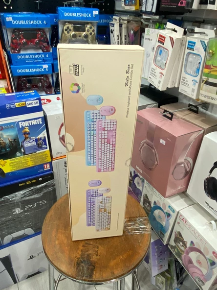 Mofii Kablosuz Klavye Mouse Seti Fiyatları IVORY COLORFUL FİLDİŞİ - 3