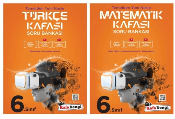 KAREKÖK YAYINLARI 6. Sınıf Türkçe + Matematik Kafası Soru Bankası