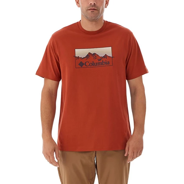 Columbia CSC Linear Range Erkek Kisa Kollu T-Shirt CS0344