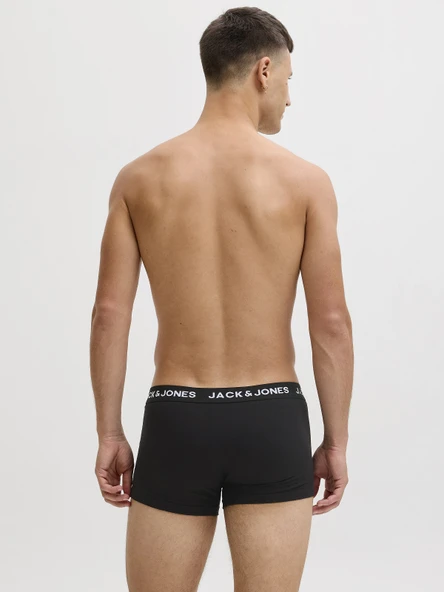 JACK JONES Erkek Pamuklu Siyah Renk 10 lu Boxer 12189937 - Resim 6